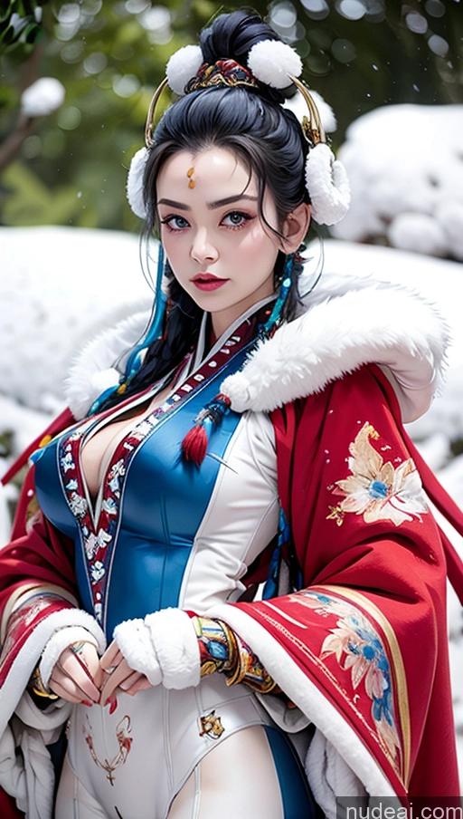 related ai porn images free for Busty Perfect Boobs Lipstick Pubic Hair Serious Blue Hair Snow Close-up View Winter Hanfu Huge Tits, Hard Nipples ARC: A-Mecha Musume A素体机娘