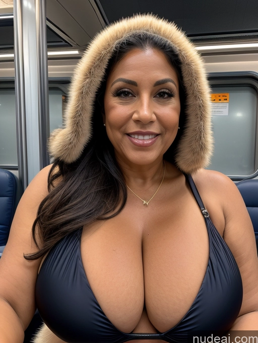 related ai porn images free for One Busty Huge Boobs Thick Tanned Skin 60s Brazilian Front View Microkini Thong Lumberjack Halloween Parka Train