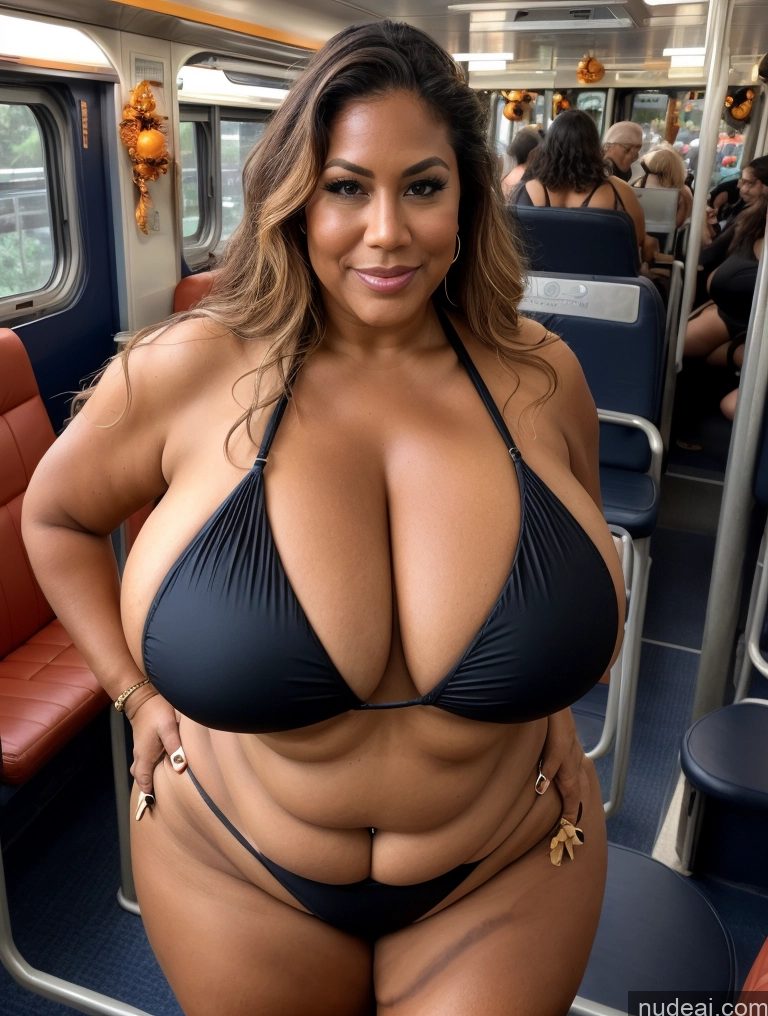 related ai porn images free for One Busty Huge Boobs Thick Tanned Skin 60s Polynesian Front View Microkini Thong Halloween Train Lumberjack