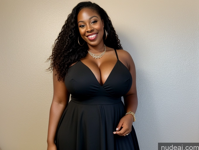 related ai porn images free for Woman One Busty Huge Boobs Big Ass Thick Big Hips Long Hair Dark Skin 40s Black Hair Black Dress Jewelry Full Frontal Party Happy