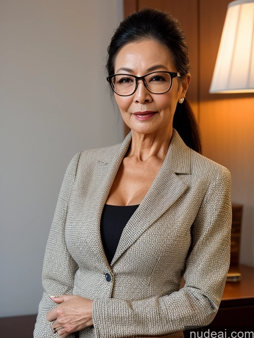 related ai porn images free for Milf Perfect Boobs Beautiful Perfect Body 70s Jacket Detailed Stylish Secretary Professor Blouse Suit Glasses Seductive Sexy Face Ponytail Traditional Chinese Topless Pubic Hair Dark Lighting