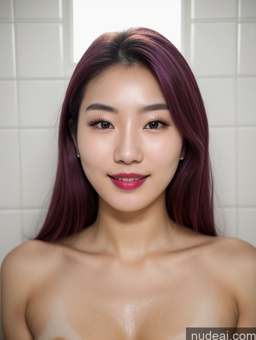 related ai porn images free for One Woman Perfect Boobs Small Tits Beautiful Lipstick Perfect Body Fairer Skin Happy Purple Hair Long Hair 18 Korean Skin Detail (beta) Front View Nude Detailed Bright Lighting Bathroom