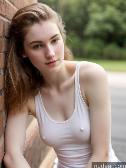 related ai porn images free for Fairer Skin Pubic Hair 18 Side View Small Tits Tank Top