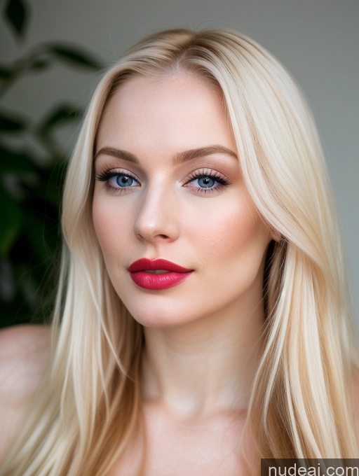 related ai porn images free for Woman Beautiful Lipstick Blonde Russian Close-up View Detailed 20s Fairer Skin Long Hair