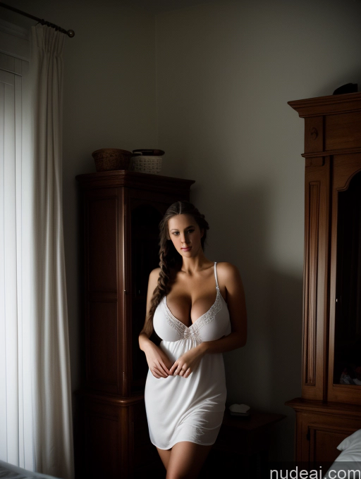 related ai porn images free for Two Huge Boobs Perfect Boobs Beautiful Lipstick Long Legs Perfect Body Pubic Hair Fairer Skin 30s Seductive Front View Dark Lighting Wife Or Girlfriend Black Hair Braided Persian Dark Fantasy Bedroom Nightgown