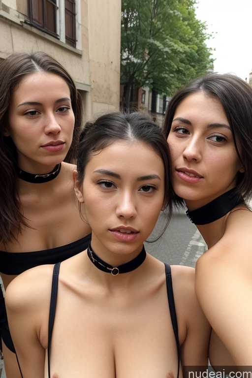 related ai porn images free for Skinny 18 Asian Street Choker High Heels Mini Skirt Spread Pussy Hair Tied Up Biting Lip Woman Nude Several Front View