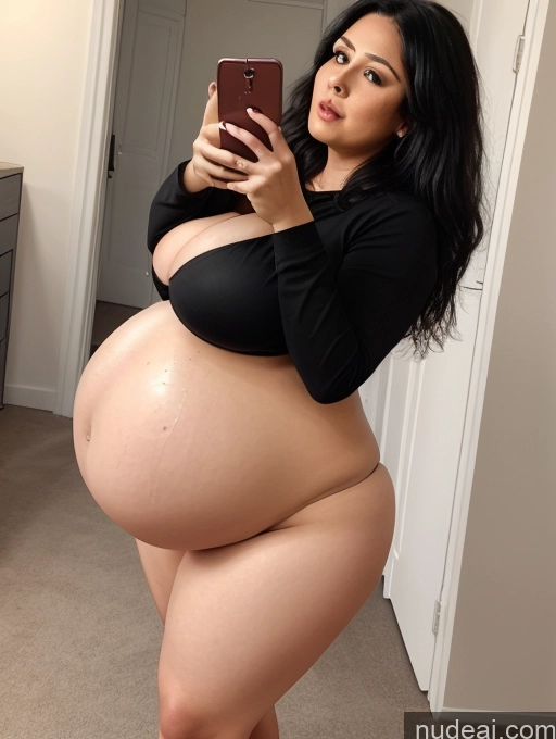 related ai porn images free for Huge Boobs Big Ass Thick Chubby Fat Big Hips Short Long Hair Pregnant 80s Black Hair Mirror Selfie Sexy Face Belly Inflation, Cuminflation, Overeating