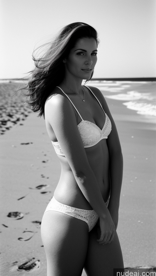 related ai porn images free for Woman One Pubic Hair Detailed Beach 60s 30s Black And White