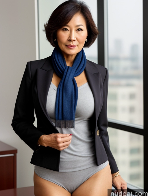 related ai porn images free for Milf Two Busty Perfect Boobs Beautiful Perfect Body Dark Skin Chinese Blouse Flight Attendant Jacket Scarf Stylish Suit Topless Detailed Office Pixie 70s Dark Lighting