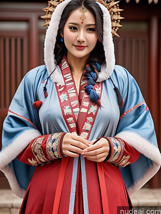 related ai porn images free for Busty Perfect Boobs Dark Skin Blue Hair Indian Close-up View Breast Grab Winter Hanfu Khorne Huge Tits, Hard Nipples