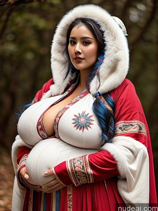 related ai porn images free for Busty Huge Boobs Dark Skin Blue Hair Indian Breast Grab Winter Hanfu Khorne Huge Tits, Hard Nipples Pregnant Close-up View