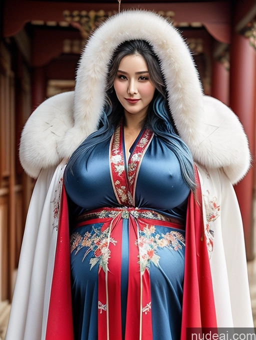 related ai porn images free for Busty Huge Boobs Big Ass Pregnant Blue Hair Close-up View Breast Grab Winter Hanfu Khorne