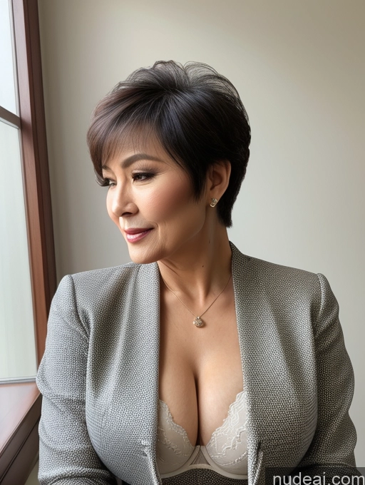 related ai porn images free for Woman Busty Perfect Boobs Beautiful Perfect Body 70s Pixie Chinese Blouse Bra Jacket Professor Stylish Suit Detailed