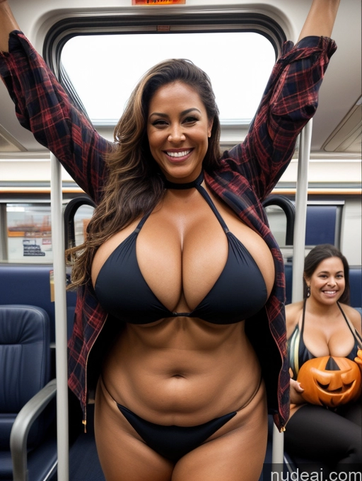 related ai porn images free for One Busty Huge Boobs Thick Tanned Skin 60s Front View Microkini Thong Polynesian Laughing Halloween Jacket Train Lumberjack