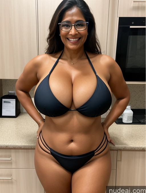 related ai porn images free for One Busty Huge Boobs Thick Tanned Skin 60s Front View Microkini Thong Laughing Lab Coat Maid Indian Glasses