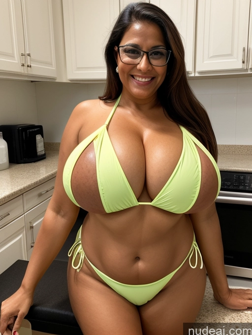related ai porn images free for One Busty Huge Boobs Thick Tanned Skin 60s Front View Microkini Thong Laughing Lab Coat Maid Indian Glasses