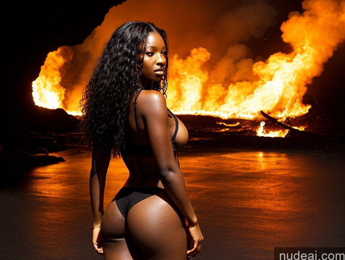 related ai porn images free for One Small Tits Small Ass Thick Sexy Face Long Hair Film Photo Front View Casual Bright Lighting African Hell Woman 20s