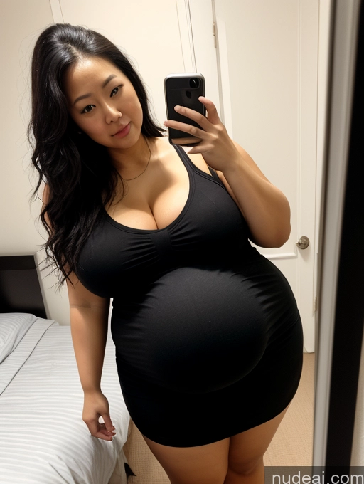related ai porn images free for Huge Boobs Big Ass Fat Pregnant 20s Black Hair Messy Japanese Mirror Selfie Wife Or Girlfriend Dress
