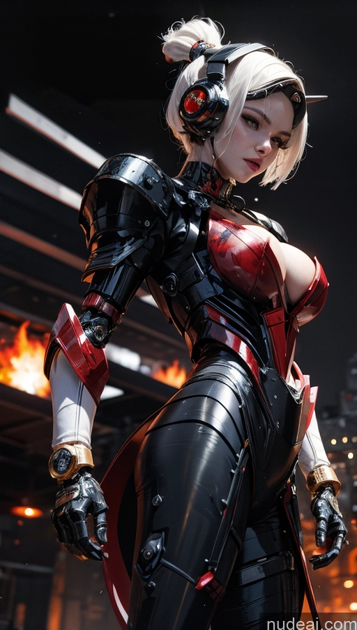 related ai porn images free for Beautiful Geisha Dark Lighting Alternative Dynamic View Cyborg Oiled Body Perfect Body Cyberpunk Battlefield Chain Shackles Urban Samurai V1 SuperMecha: A-Mecha Musume A素体机娘 Fairer Skin Bobcut White Hair