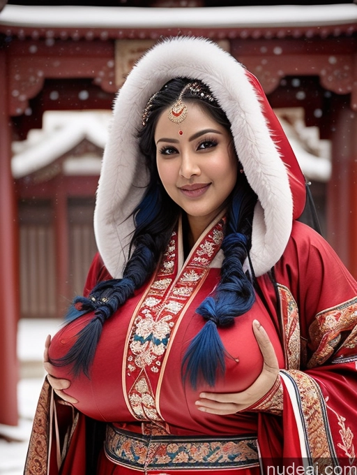 related ai porn images free for Busty Huge Boobs Dark Skin Blue Hair Indian Close-up View Breast Grab Winter Hanfu Khorne Huge Tits, Hard Nipples Pregnant
