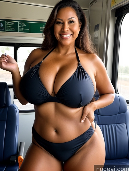related ai porn images free for One Busty Huge Boobs Thick Tanned Skin 60s Laughing Polynesian Train Front View Microkini Thong Lumberjack Halloween