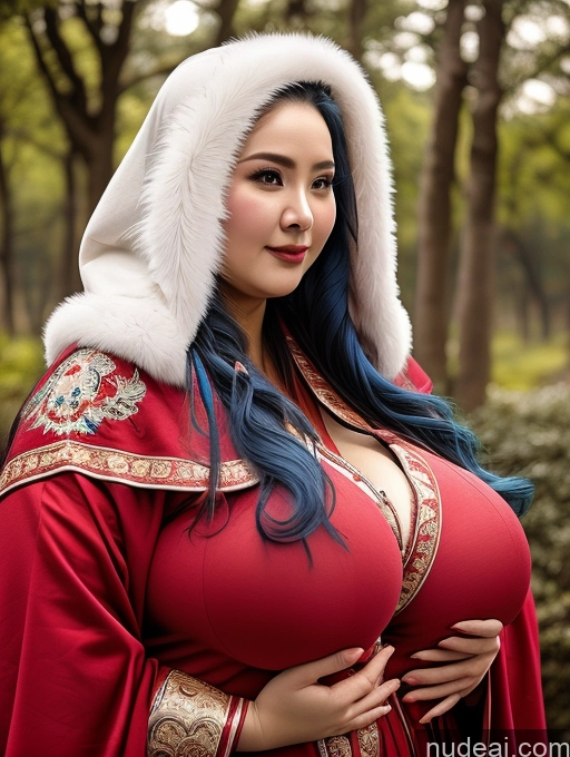 related ai porn images free for Busty Huge Boobs Blue Hair Close-up View Breast Grab Winter Hanfu Khorne Huge Tits, Hard Nipples Pregnant Big Ass Fat