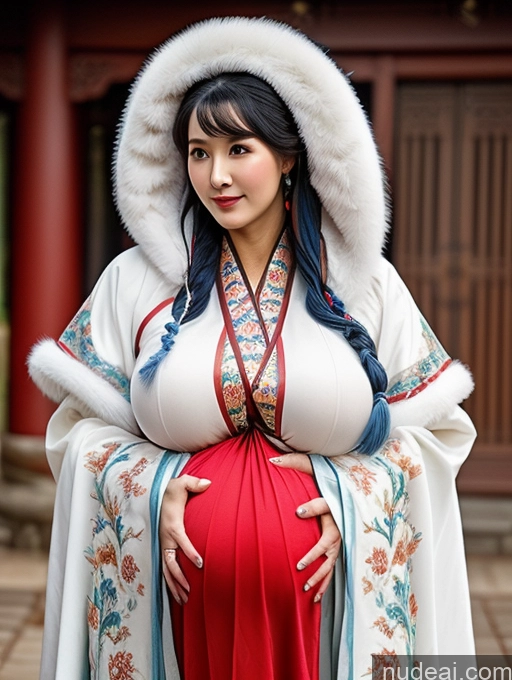 related ai porn images free for Busty Huge Boobs Blue Hair Close-up View Breast Grab Winter Hanfu Khorne Pregnant Big Ass