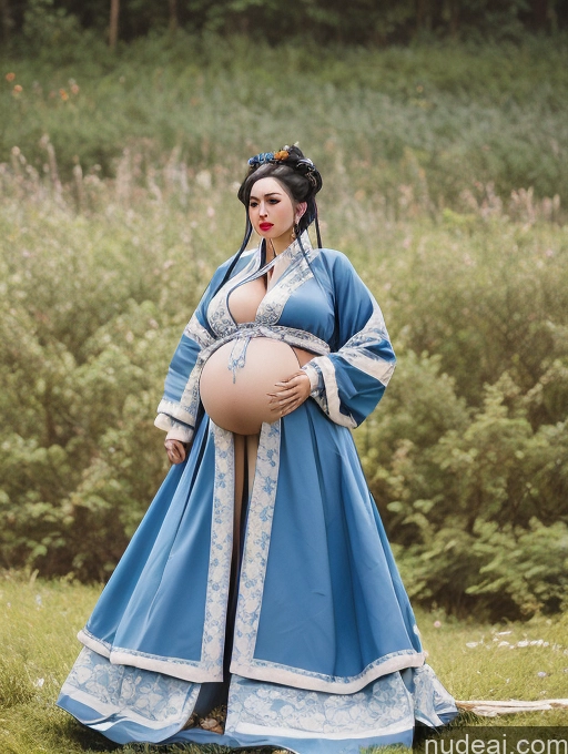 related ai porn images free for Busty Huge Boobs Blue Hair Close-up View Winter Hanfu Khorne Pregnant Big Ass Belly Inflation, Cuminflation, Overeating