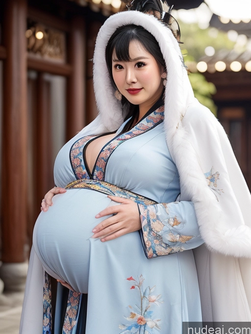 related ai porn images free for Huge Boobs Blue Hair Close-up View Winter Hanfu Khorne Pregnant Belly Inflation, Cuminflation, Overeating Skinny Cleavage