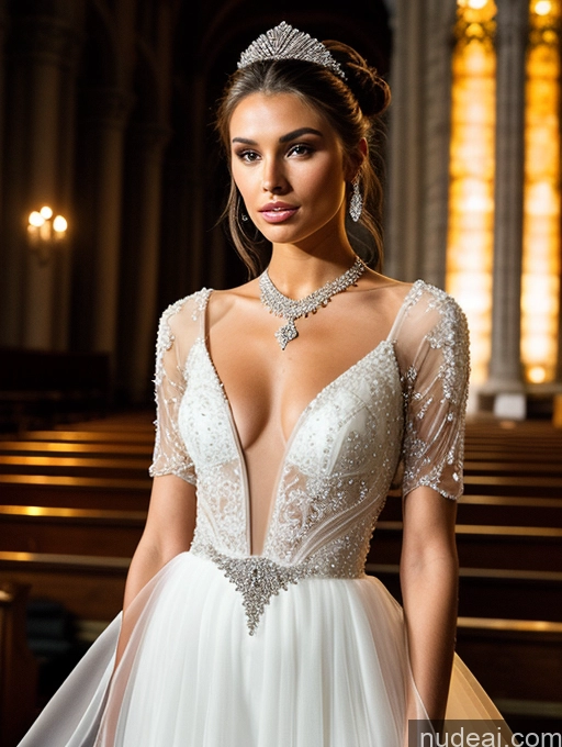 related ai porn images free for Skinny Shocked Hair Bun Transparent Diamond Jewelry Miss Universe Model 18 Brunette Italian Church Dress Wedding Sexy Face Spreading Legs