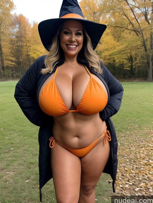 related ai porn images free for One Busty Huge Boobs Thick Tanned Skin 60s Laughing Polynesian Front View Microkini Thong Parka Halloween Witch Construction Worker