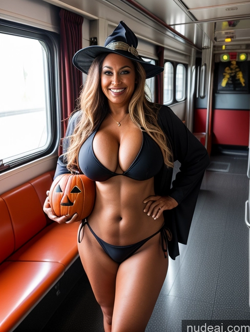 related ai porn images free for One Busty Huge Boobs Thick Tanned Skin 60s Laughing Polynesian Front View Microkini Thong Halloween Witch Firefighter Train