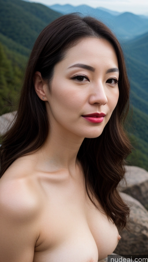 related ai porn images free for Woman One Small Tits Beautiful Lipstick Fairer Skin Korean Skin Detail (beta) Mountains Dark Lighting 40s Brunette Close-up View Detailed