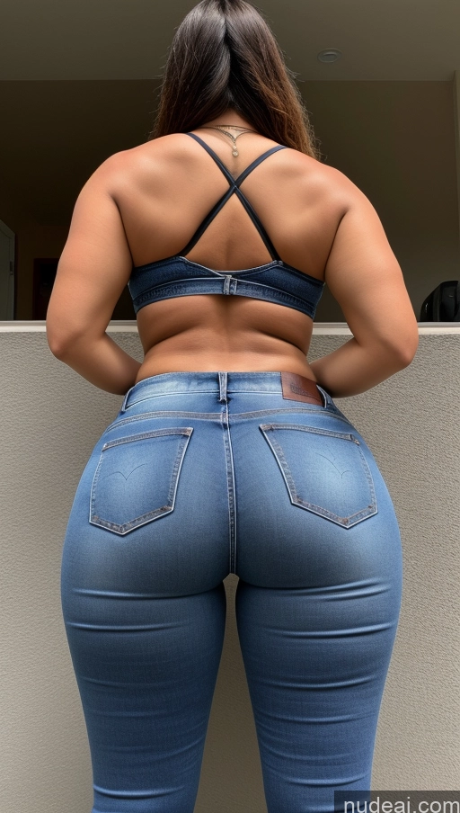 related ai porn images free for Athlete Perfect Boobs Big Ass Big Hips Jeans Front View