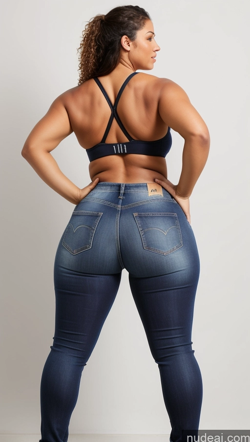 related ai porn images free for Athlete Perfect Boobs Big Ass Big Hips Jeans Front View