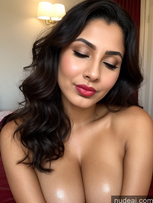 related ai porn images free for Busty Sexy Face Seductive Brunette Curly Hair Sari Cleavage Ahegao Pouting Lips Perfect Boobs Oiled Body 18 Orgasm Bedroom Massage Indian Milf