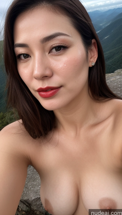 related ai porn images free for Woman One Small Tits Beautiful Lipstick Fairer Skin Korean Skin Detail (beta) Dark Lighting Mountains Brunette Cumshot Close-up View 40s