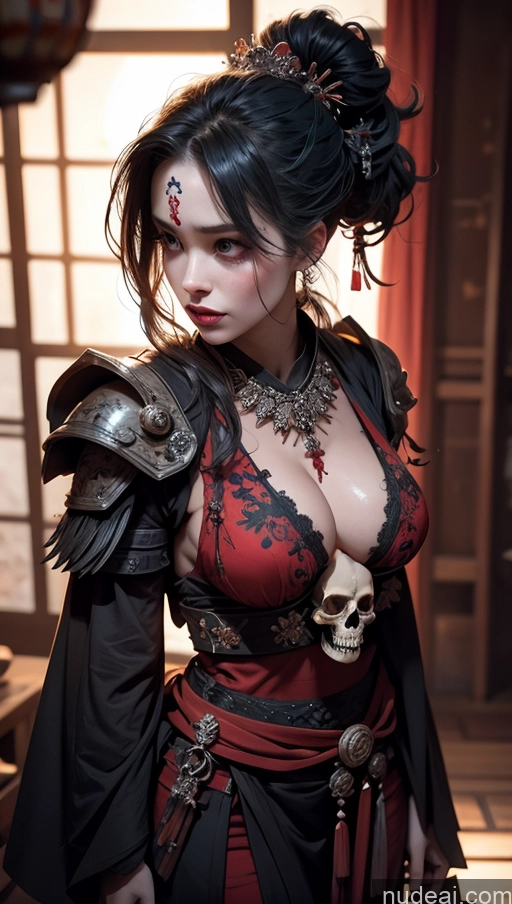 related ai porn images free for Busty Beautiful Tattoos Fairer Skin Oiled Body Serious Seductive Blue Hair Ponytail Korean Geisha Medieval Tribal Cleavage Dark Lighting Alternative Khorne Hell Dynamic View