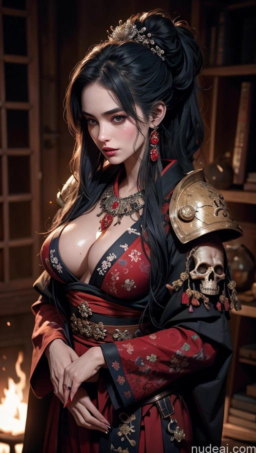 related ai porn images free for Busty Beautiful Tattoos Fairer Skin Oiled Body Serious Seductive Blue Hair Ponytail Korean Geisha Medieval Tribal Cleavage Dark Lighting Alternative Khorne Hell Dynamic View