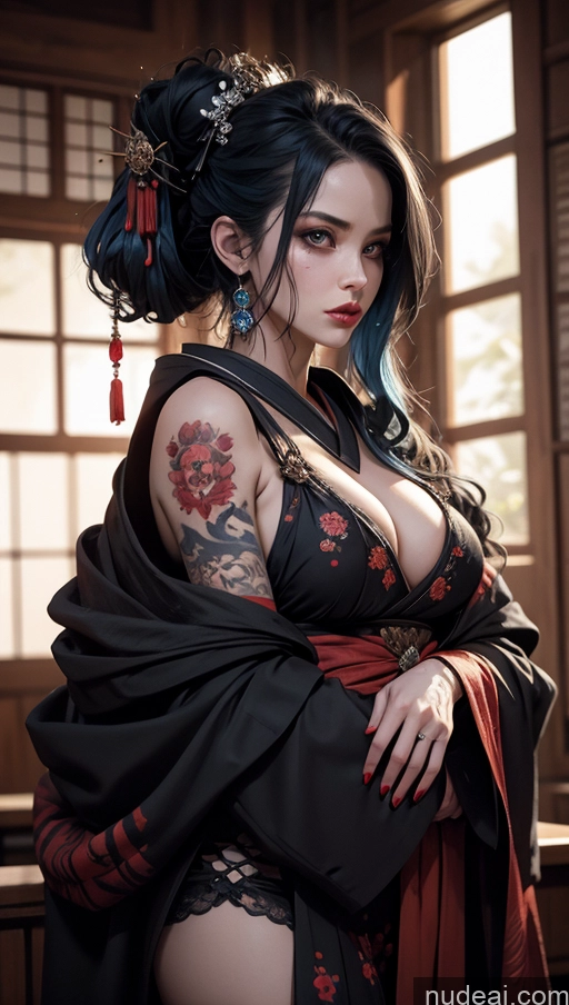 related ai porn images free for Busty Beautiful Tattoos Fairer Skin Serious Seductive Blue Hair Ponytail Korean Geisha Medieval Tribal Cleavage Dark Lighting Alternative Khorne Hell Dynamic View
