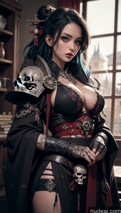 related ai porn images free for Busty Beautiful Tattoos Fairer Skin Serious Seductive Blue Hair Ponytail Korean Geisha Medieval Tribal Cleavage Dark Lighting Alternative Khorne Hell Dynamic View Death Knight