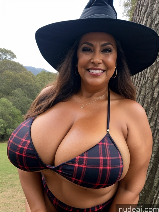 related ai porn images free for One Busty Huge Boobs Thick Tanned Skin 70s Laughing Polynesian Front View Microkini Thong Lumberjack Halloween Witch