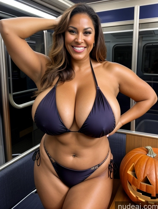 related ai porn images free for One Busty Huge Boobs Thick Tanned Skin 60s Laughing Front View Microkini Thong Polynesian Lumberjack Halloween Train