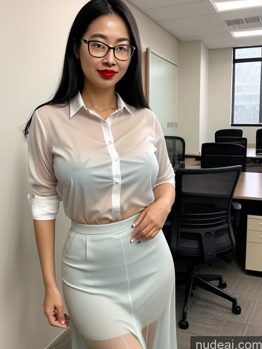 related ai porn images free for Glasses Busty Small Tits Skinny Two Asian Black Hair Ponytail Long Skirt Shirt Casual 70s Office Serious Ahegao Shocked Transparent Lipstick Laughing