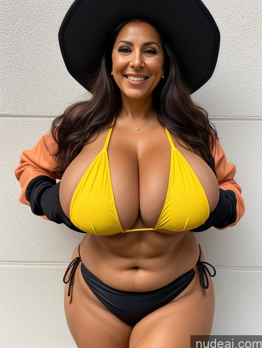 related ai porn images free for One Busty Huge Boobs Thick Tanned Skin Laughing Front View Microkini Thong 70s Egyptian Witch Jacket Construction Worker