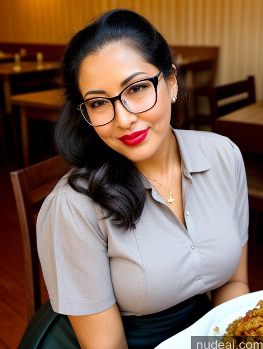 related ai porn images free for Tall Busty Black Hair Dress Long Skirt Ponytail Happy Ahegao Polo Blouse Pouting Lips Ethiopian Two Glasses Restaurant 80s
