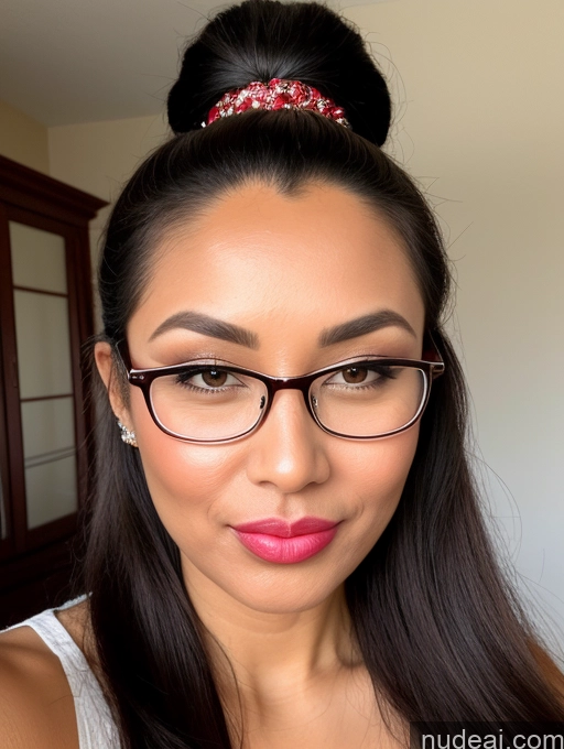 related ai porn images free for Tall Black Hair Dress Long Skirt Ponytail Happy Ahegao Polo Blouse Pouting Lips Ethiopian Two Glasses 70s Party Massage