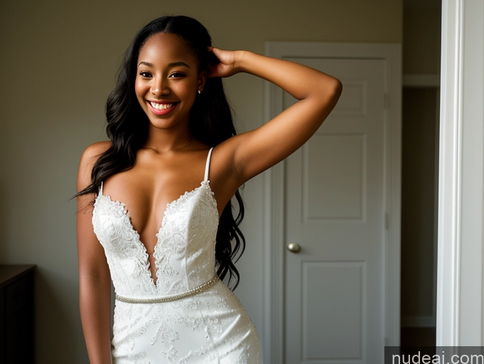 related ai porn images free for Woman One Small Tits Small Ass Thick Happy Film Photo Wedding Bright Lighting Detailed Long Hair Black 18