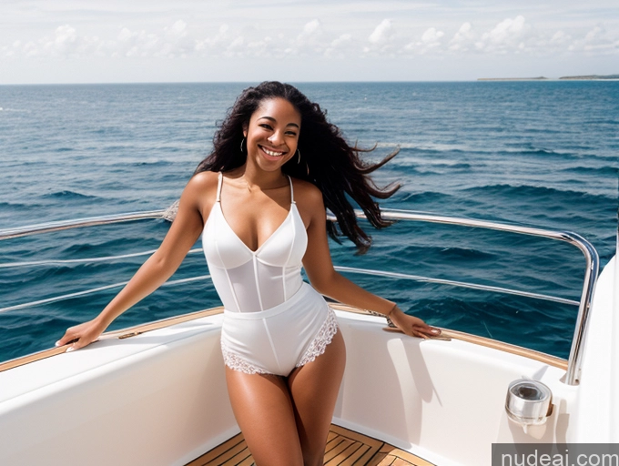 related ai porn images free for Woman One Small Tits Small Ass Thick Happy Film Photo Wedding Bright Lighting Detailed Long Hair Black 18 Yacht Jeans Tank Top