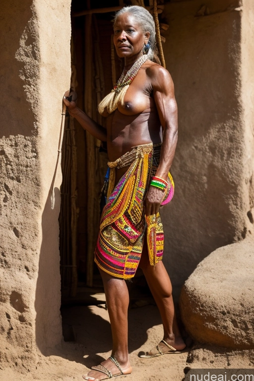 related ai porn images free for Abs Muscular Thick Milf Braided Dark Skin Pubic Hair Trans Girl With Erect Penis Traditional Tribal 80s Jewelry Nilotic